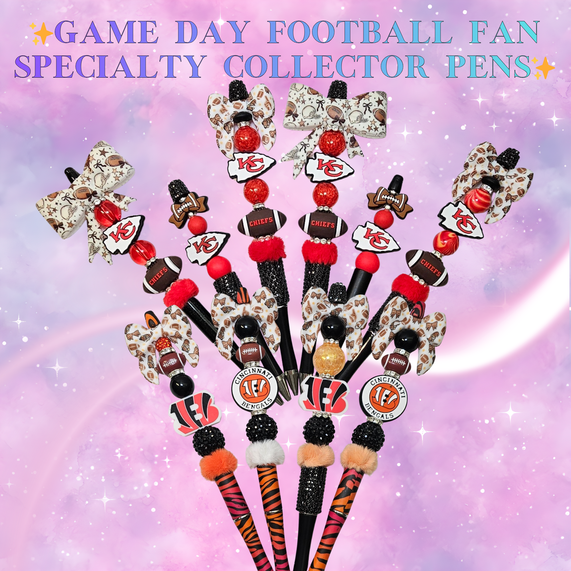Game Day Football Fan Specialty Collector Pens