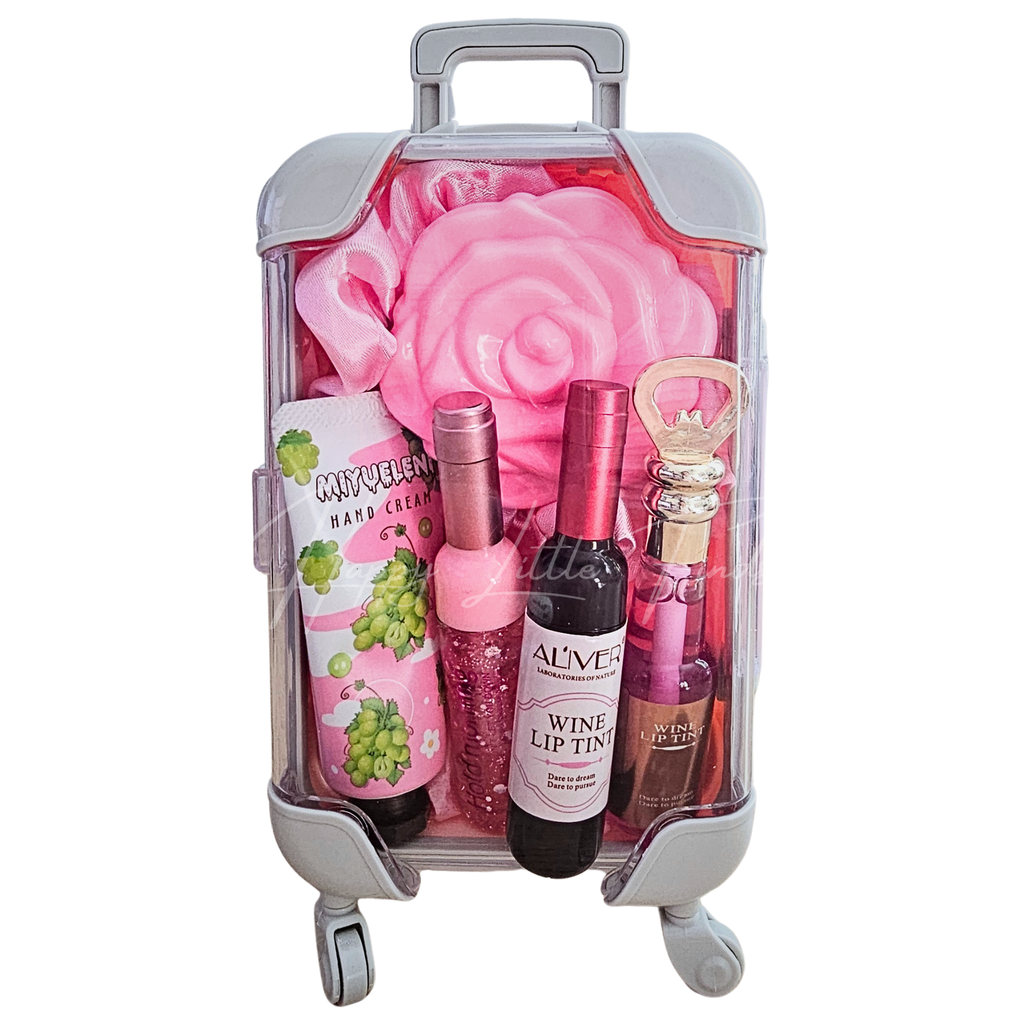 Girls’ Night Glow Mini Suitcase — Three Ways to Glow 🍷✨️