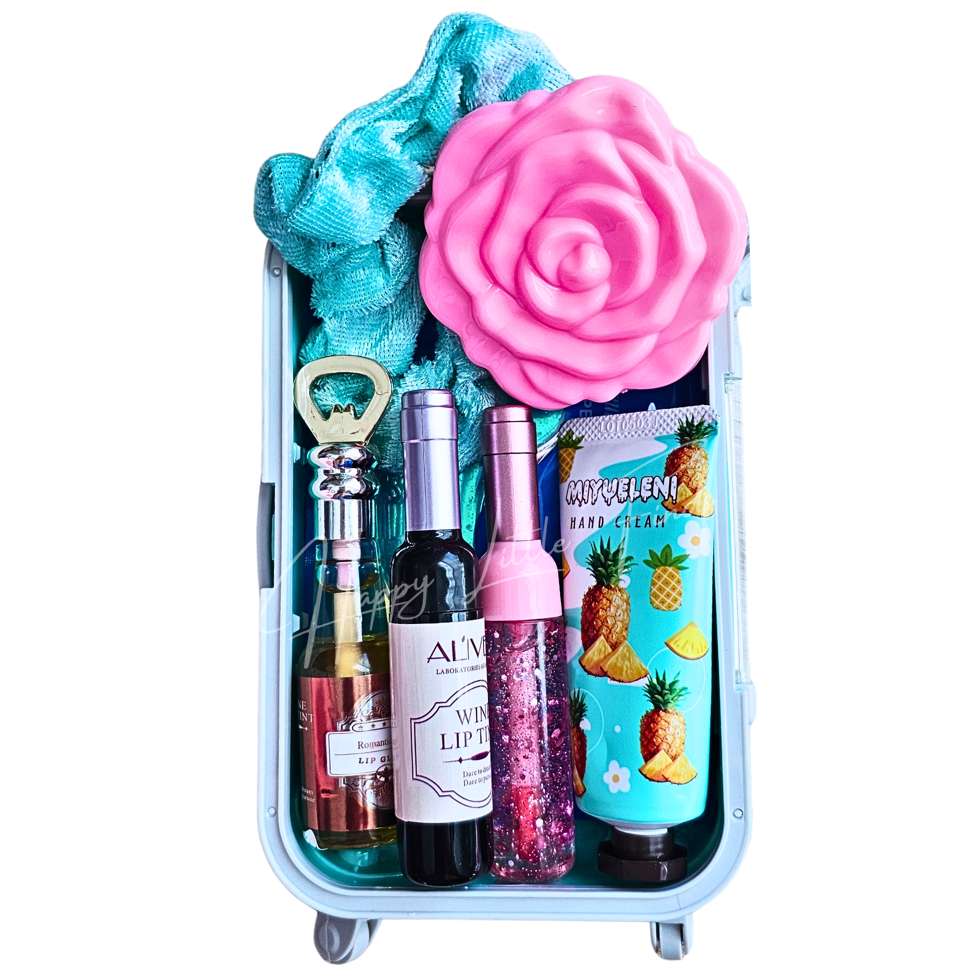 Girls’ Night Glow Mini Suitcase — Three Ways to Glow 🍷✨️