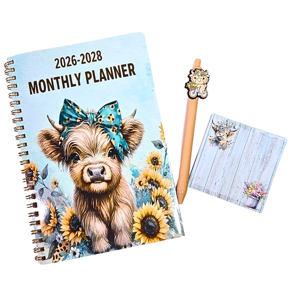 Highland Cow Cozy Planning Bundle ⭐
