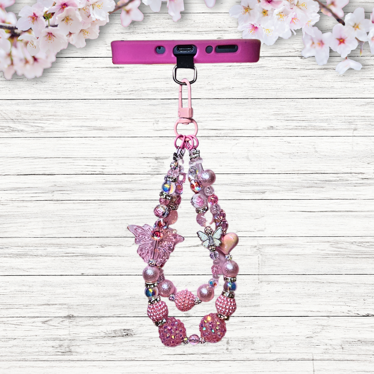 💖 Blinged Out Beauties | Bag & Phone Charms
