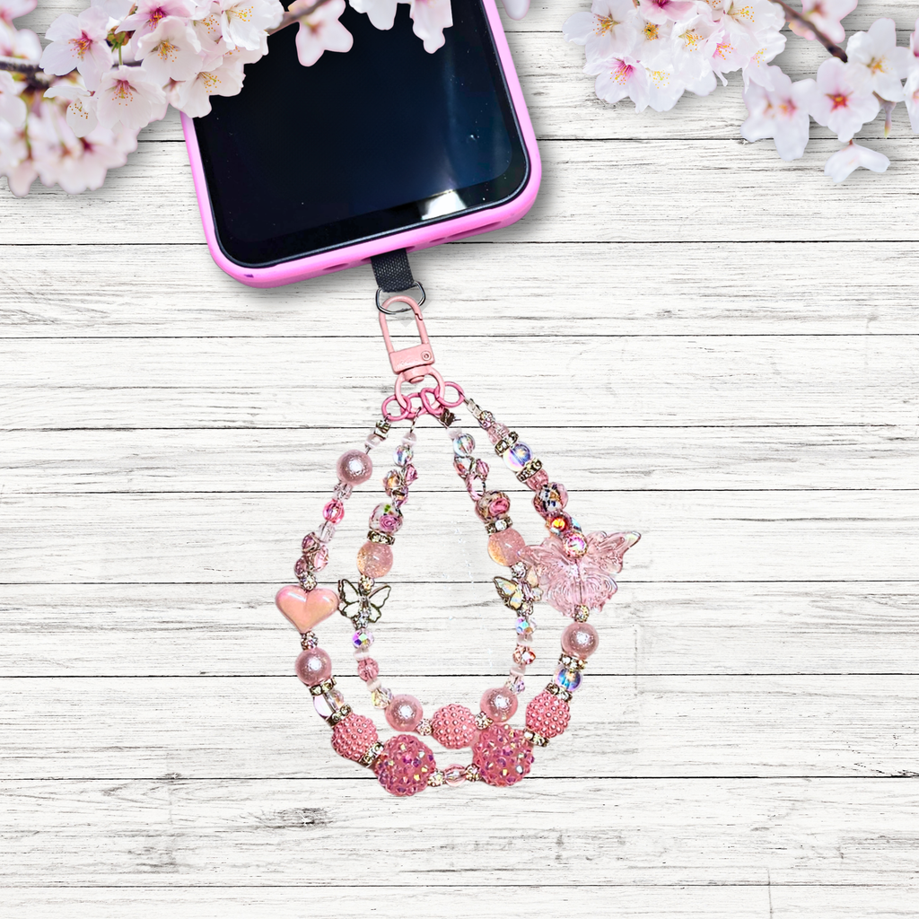 💖 Blinged Out Beauties | Bag & Phone Charms