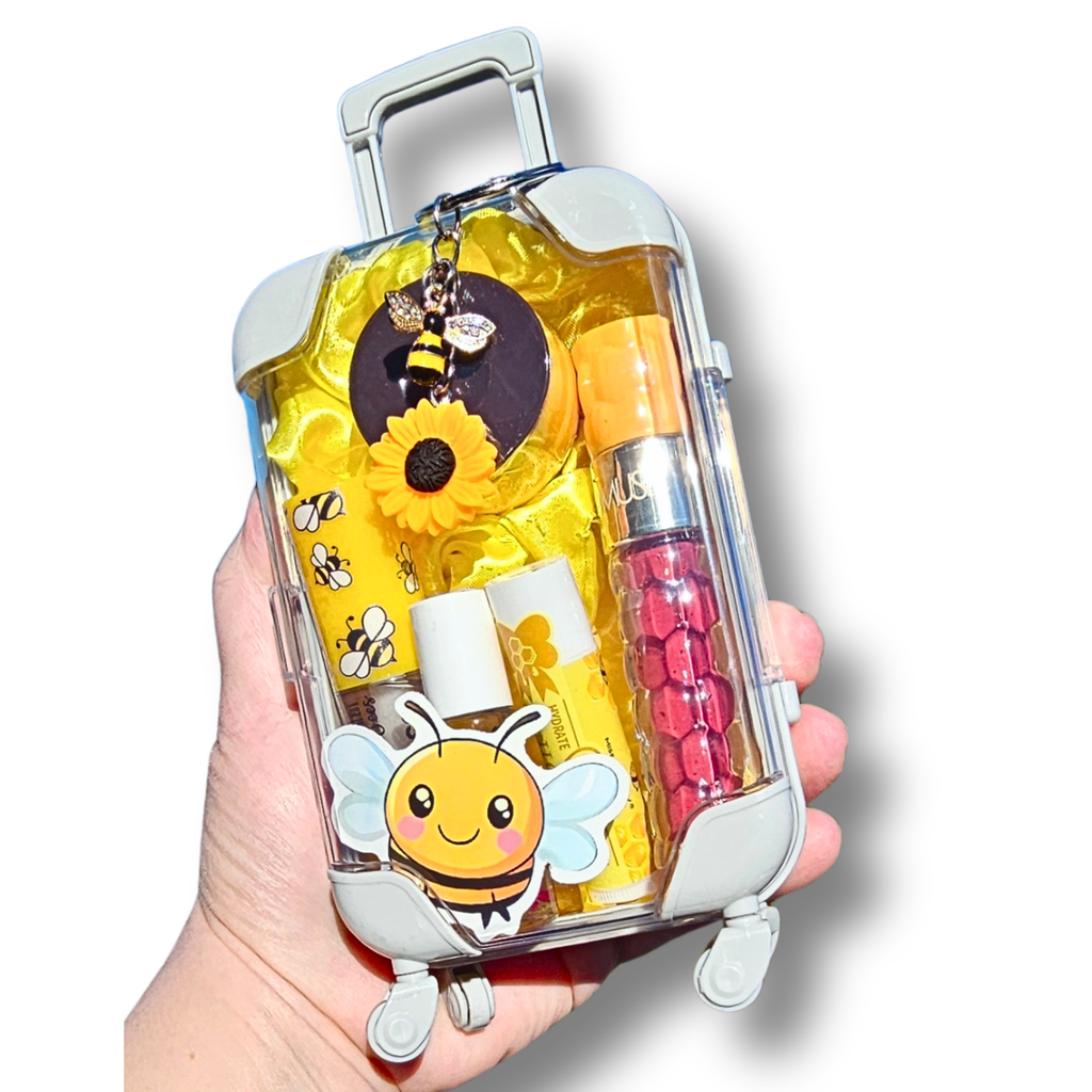 Bee Sweet Beauty Mini Suitcase 🐝✨