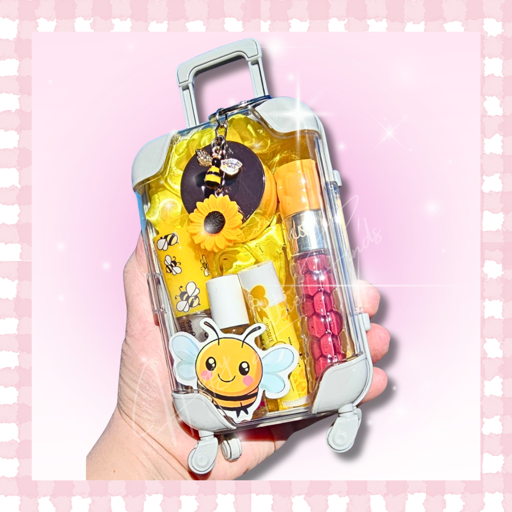 Bee Sweet Beauty Mini Suitcase 🐝✨