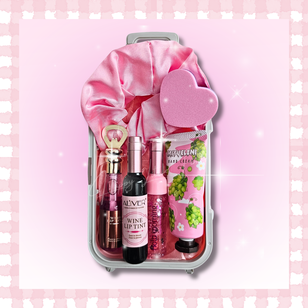 Girls’ Night Glow Mini Suitcase — Three Ways to Glow 🍷✨️