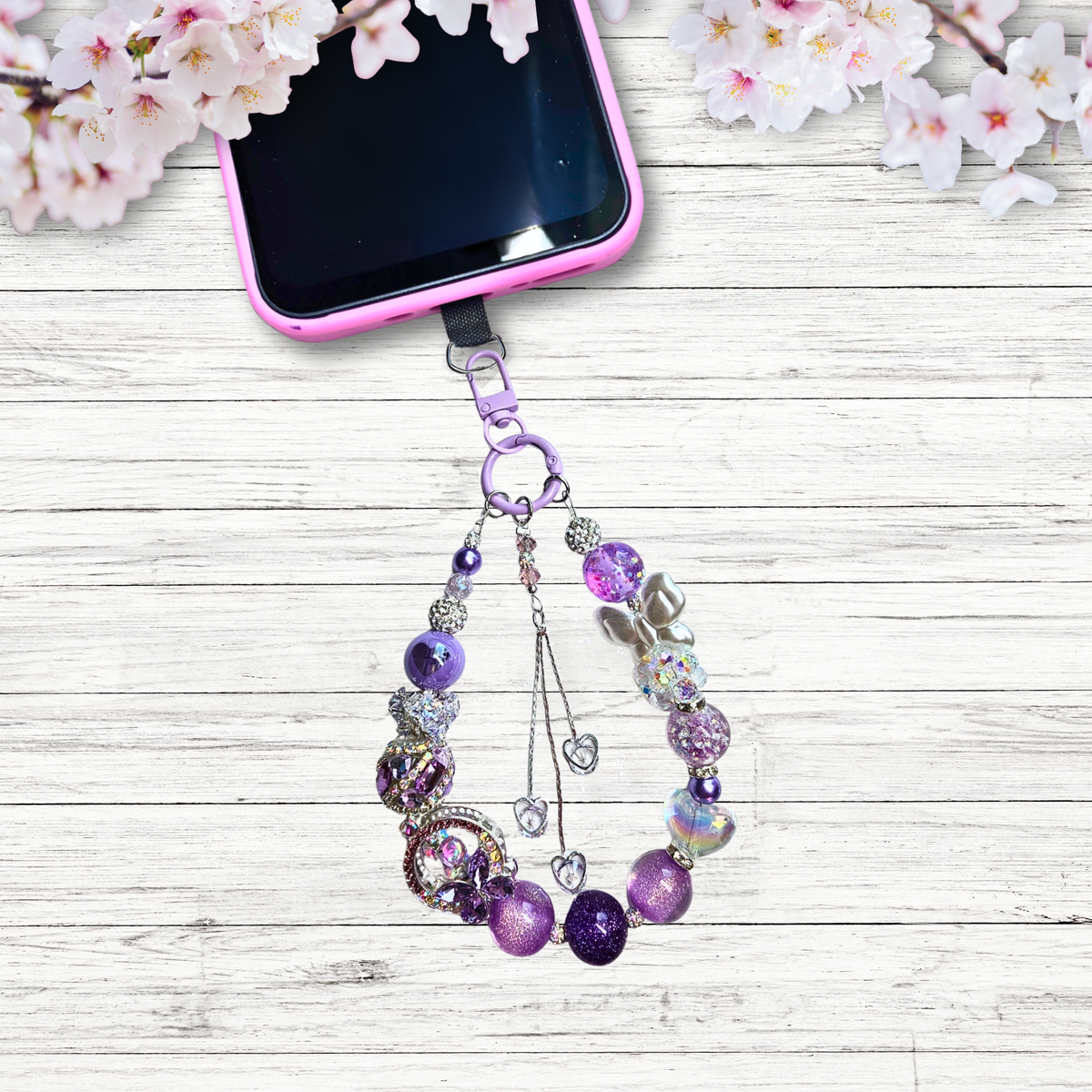 💖 Blinged Out Beauties | Bag & Phone Charms