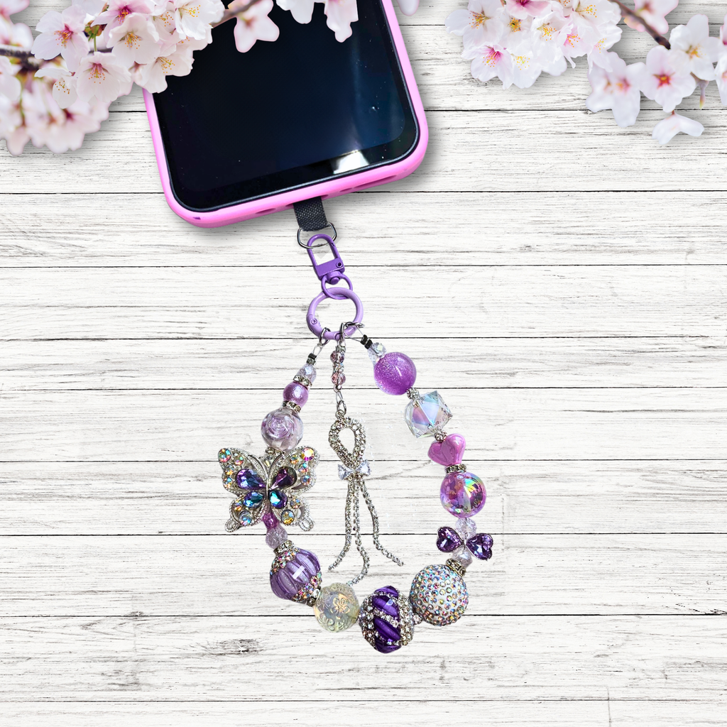 💖 Blinged Out Beauties | Bag & Phone Charms