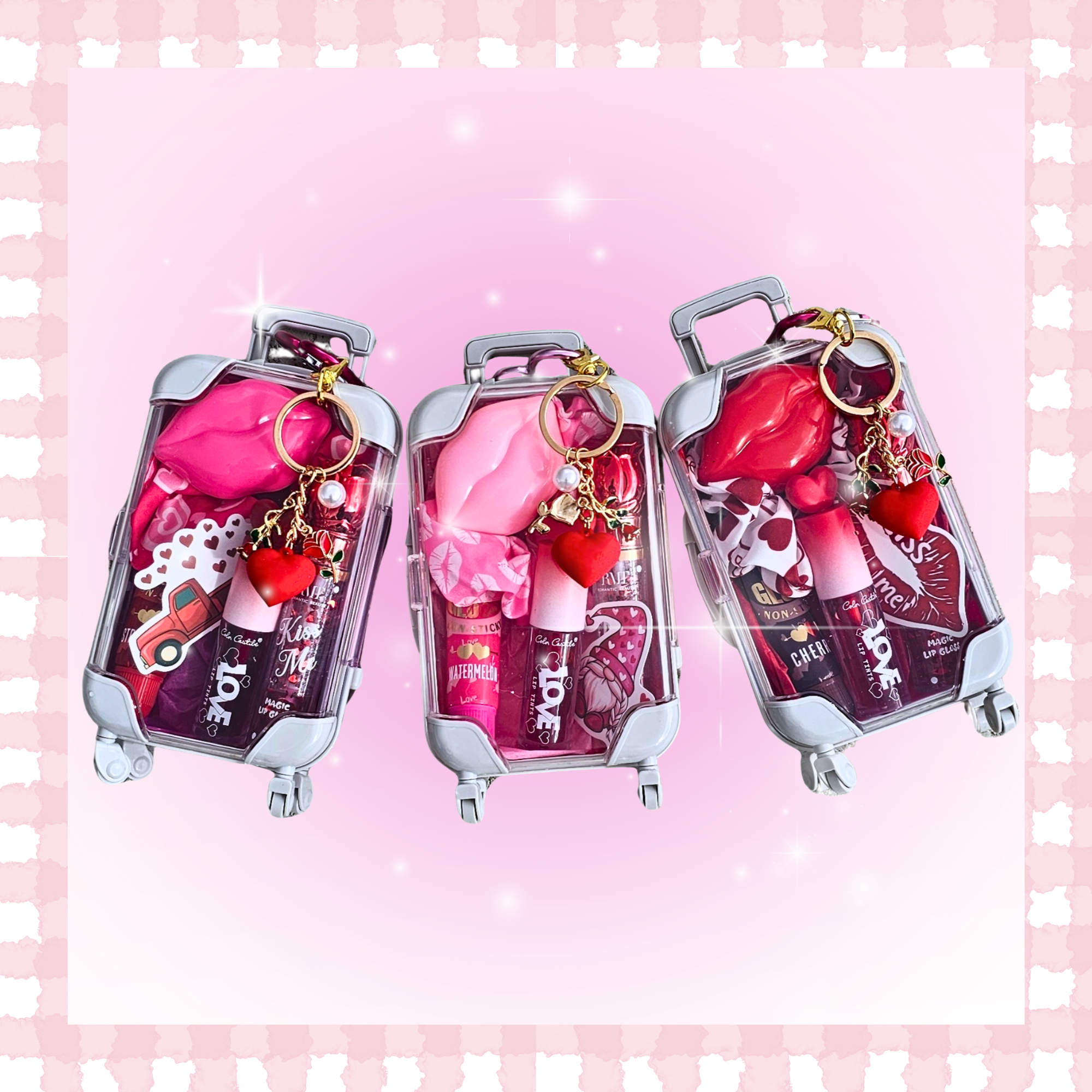Love at First Gloss Mini Suitcase 💖