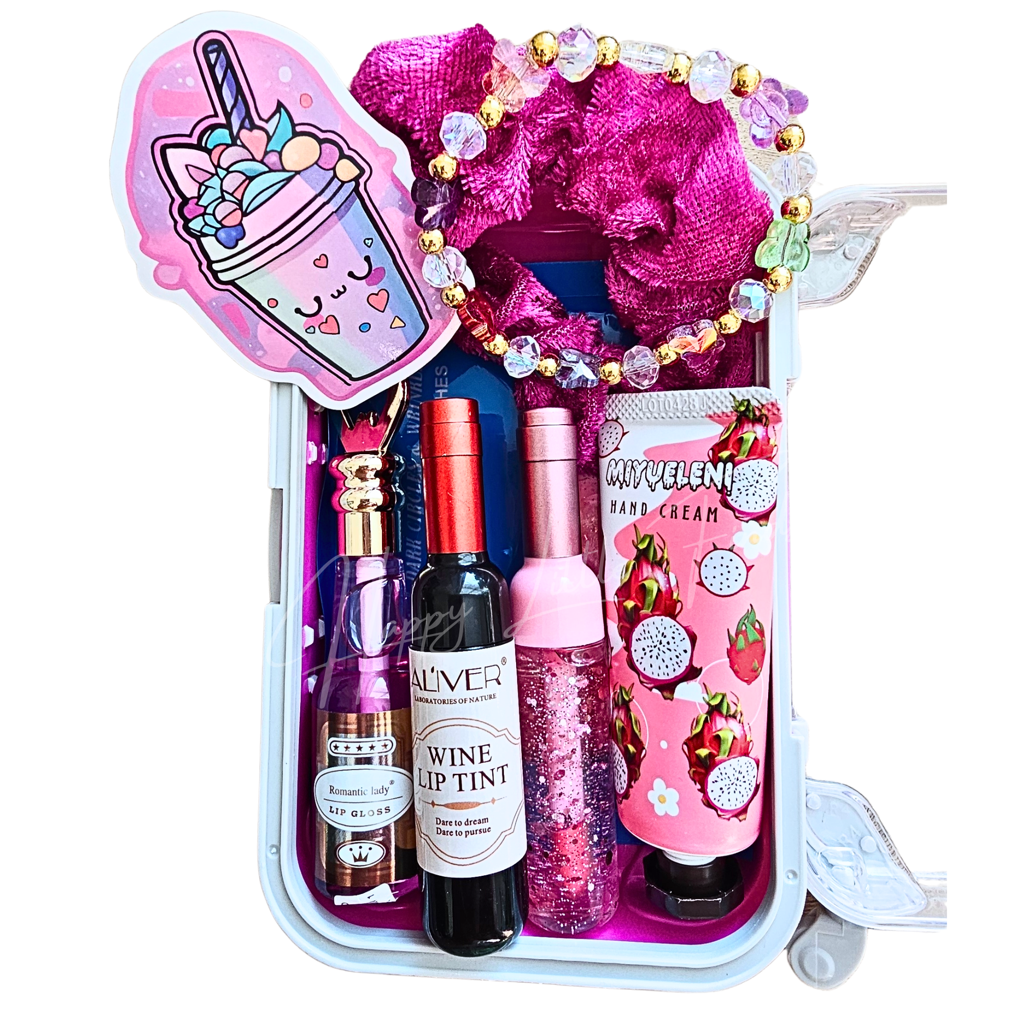 Girls’ Night Glow Mini Suitcase — Three Ways to Glow 🍷✨️