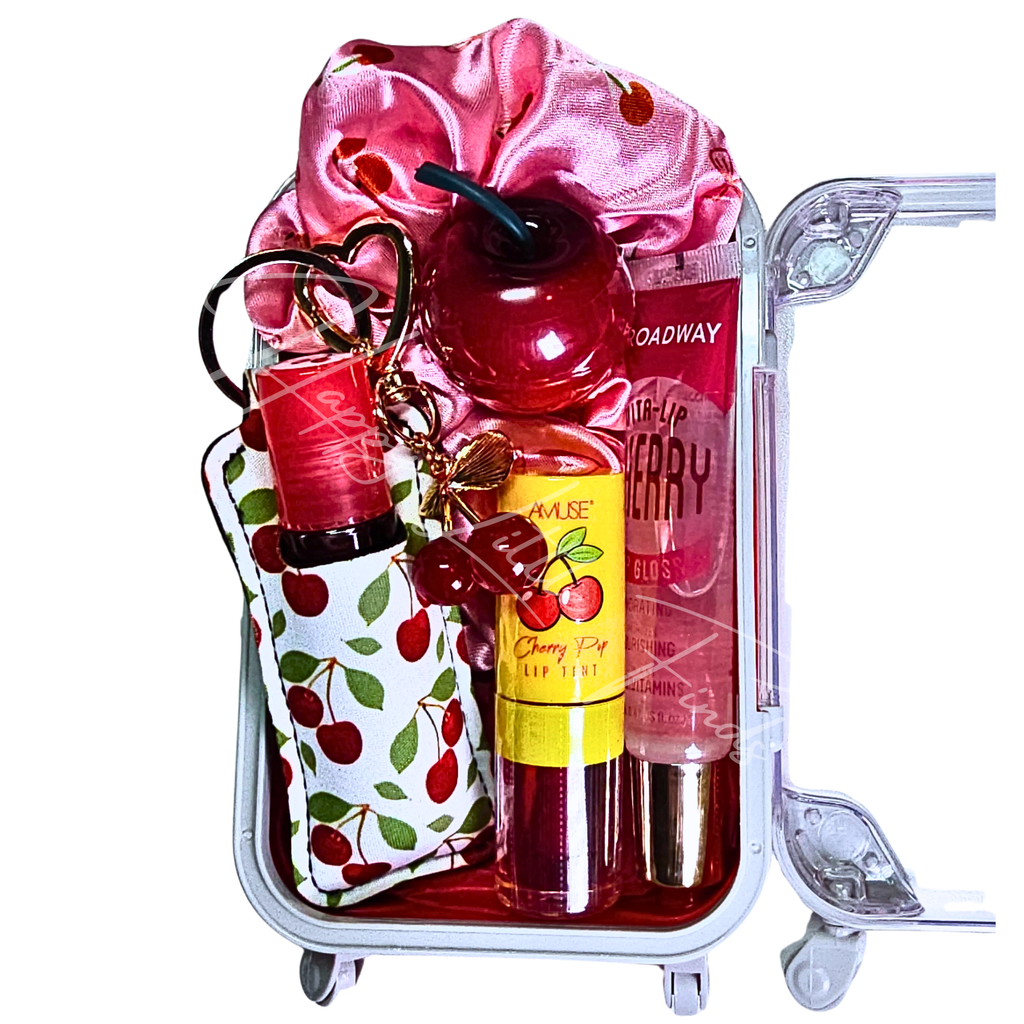 Cherry Glow Mini Suitcase 🍒