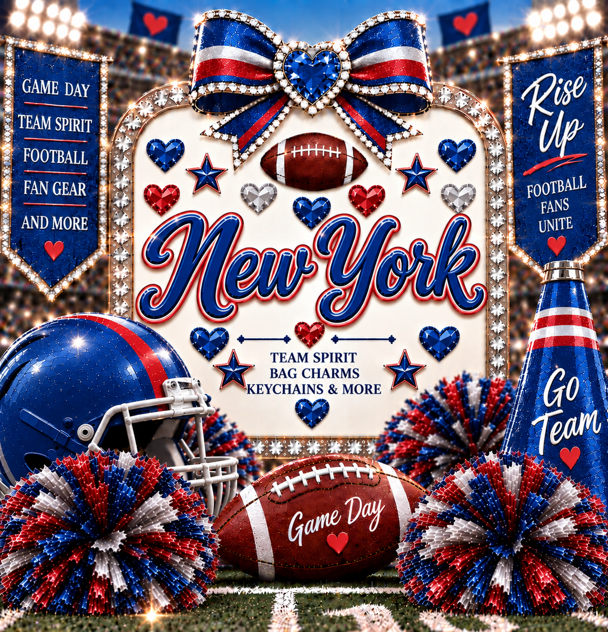 Touchdown Bag Charms