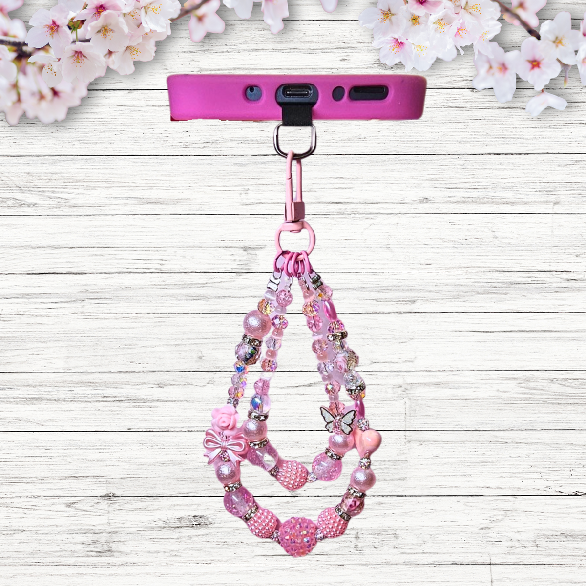 💖 Blinged Out Beauties | Bag & Phone Charms