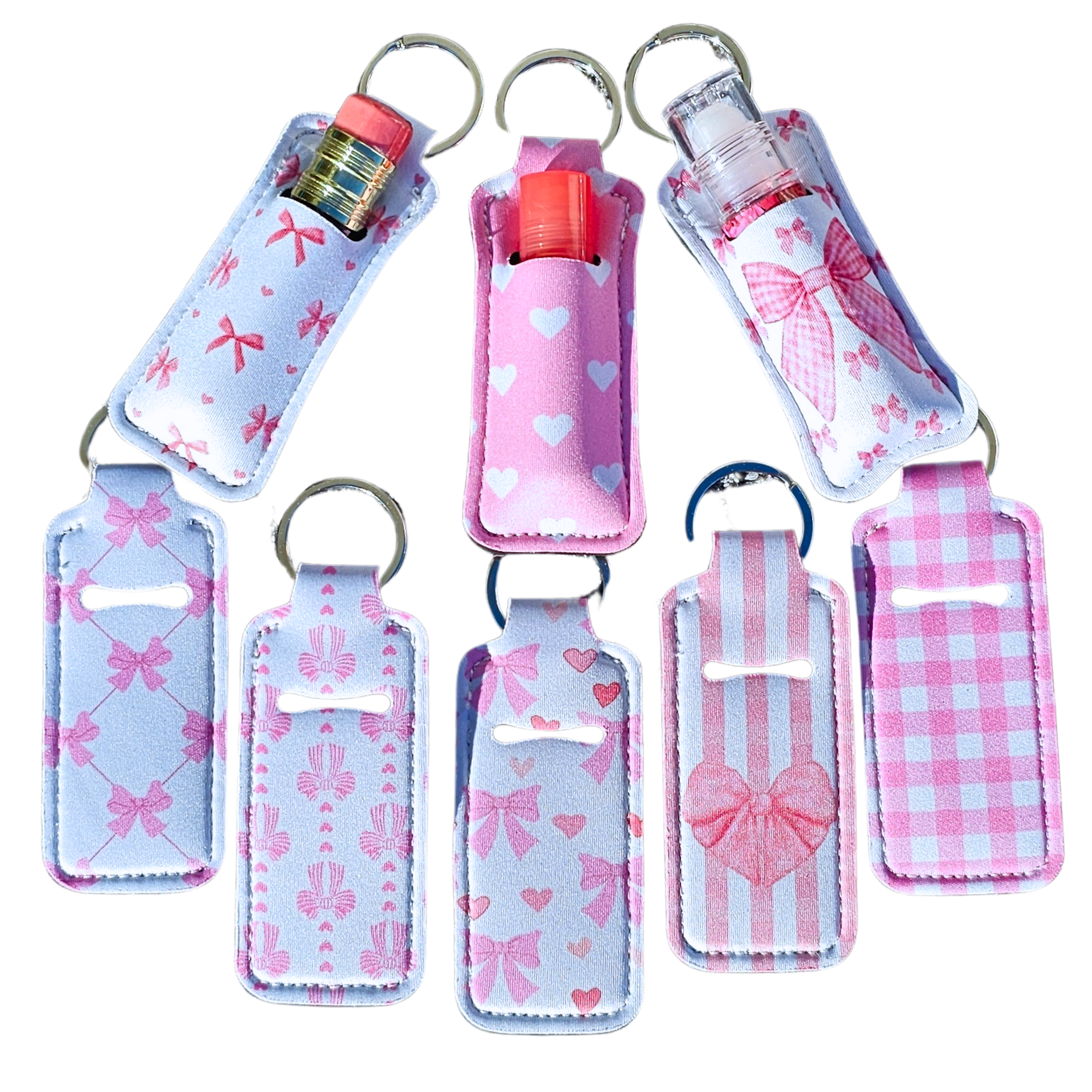 Lip Gloss Holder Keychain – Assorted Designs