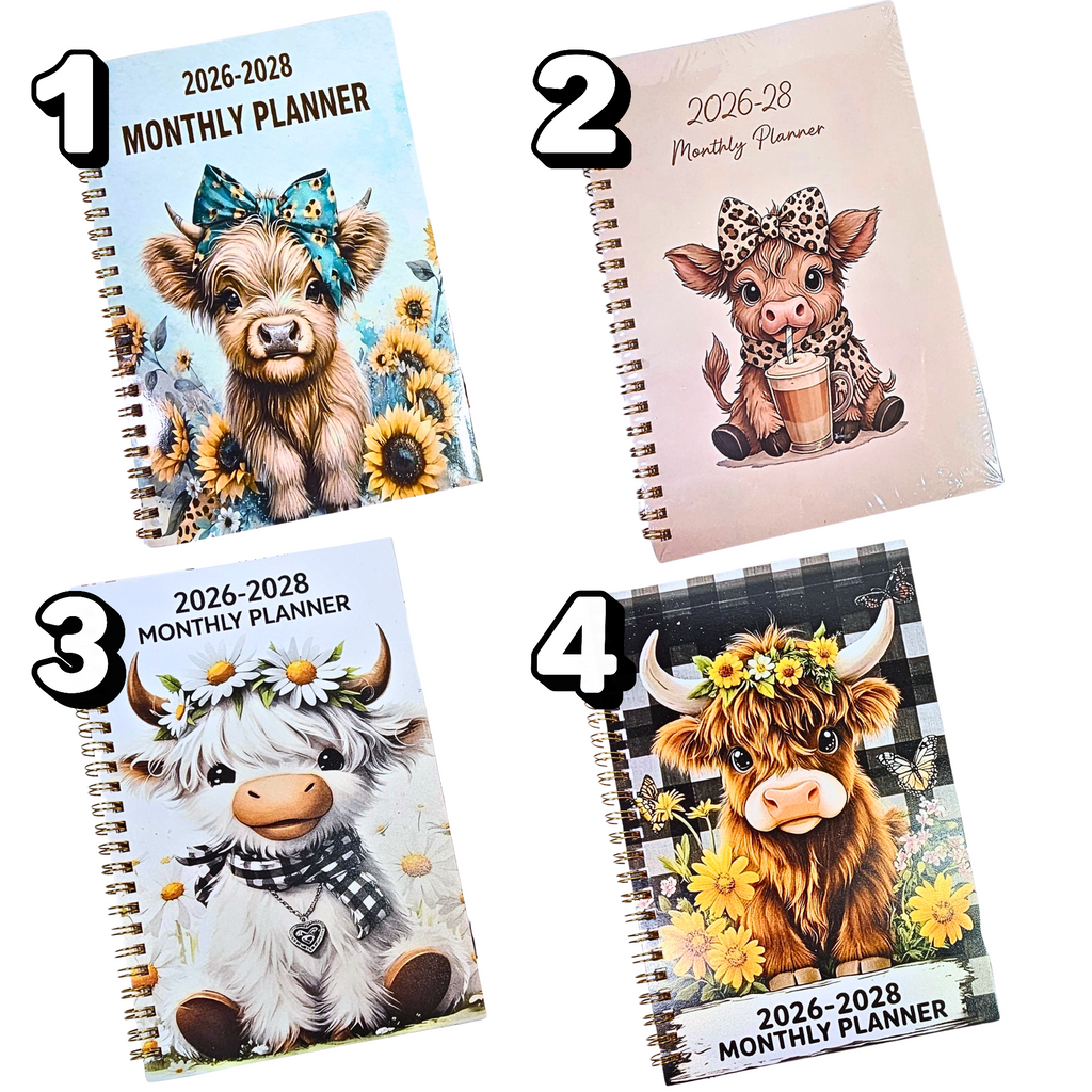 Highland Cow Cozy Planning Bundle ⭐