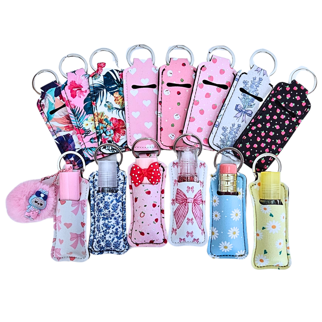Lip Gloss Holder Keychain – Assorted Designs