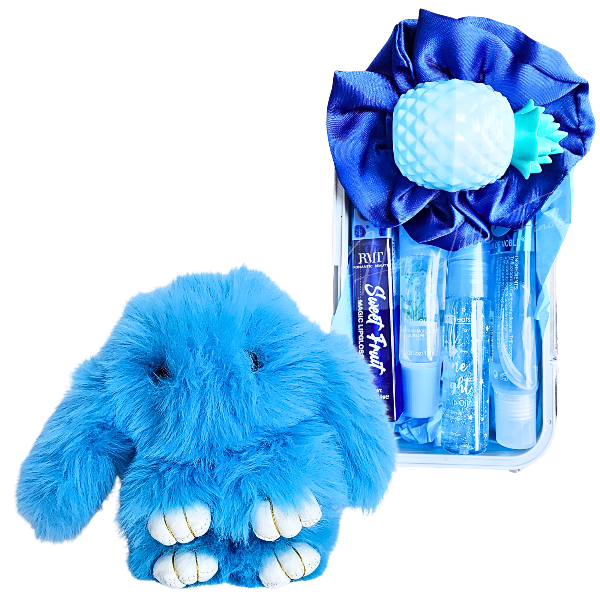 ✨ Classic Glam Mini Suitcase Bundle + Fluffy Bunny Charm ✨