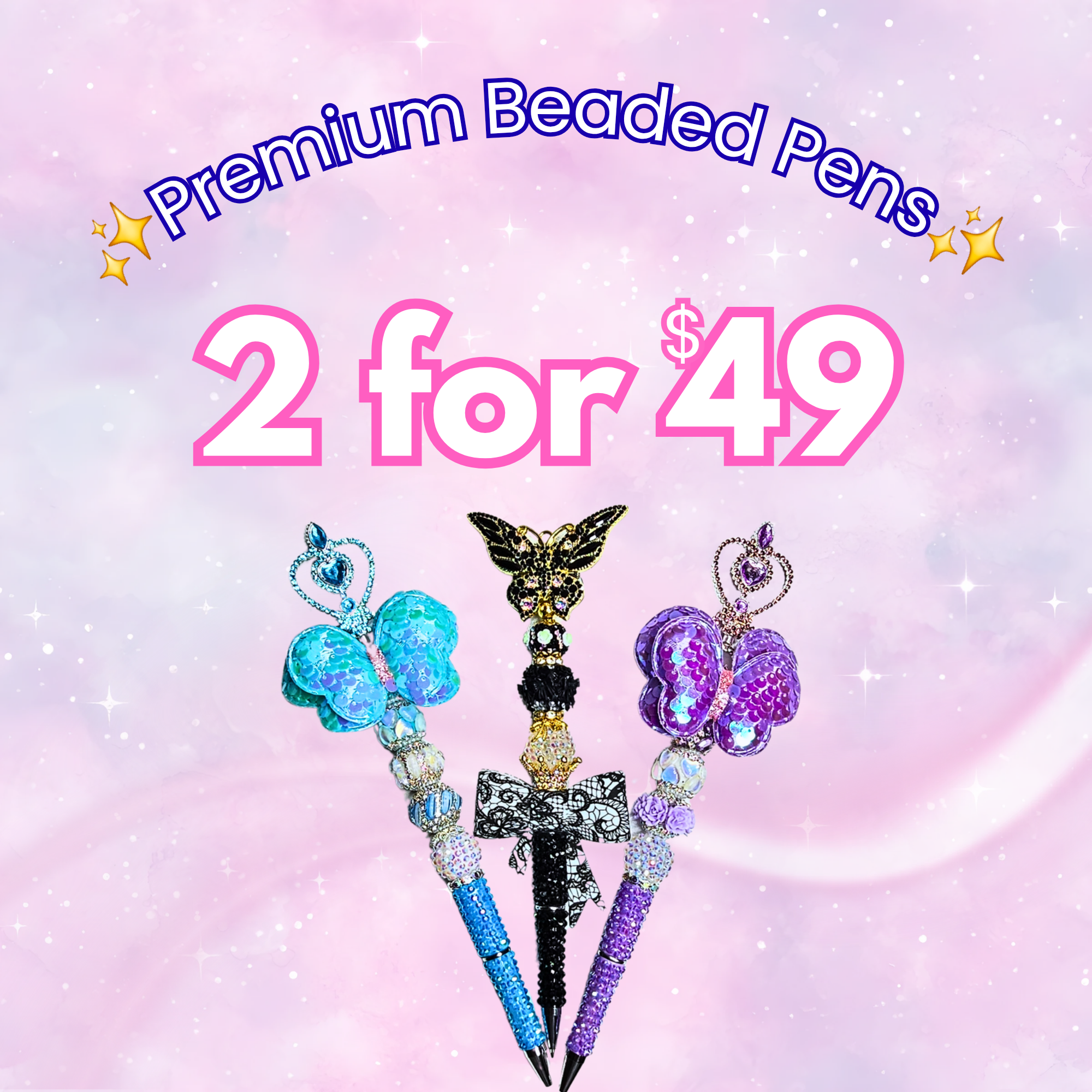 Premium Beaded Pens