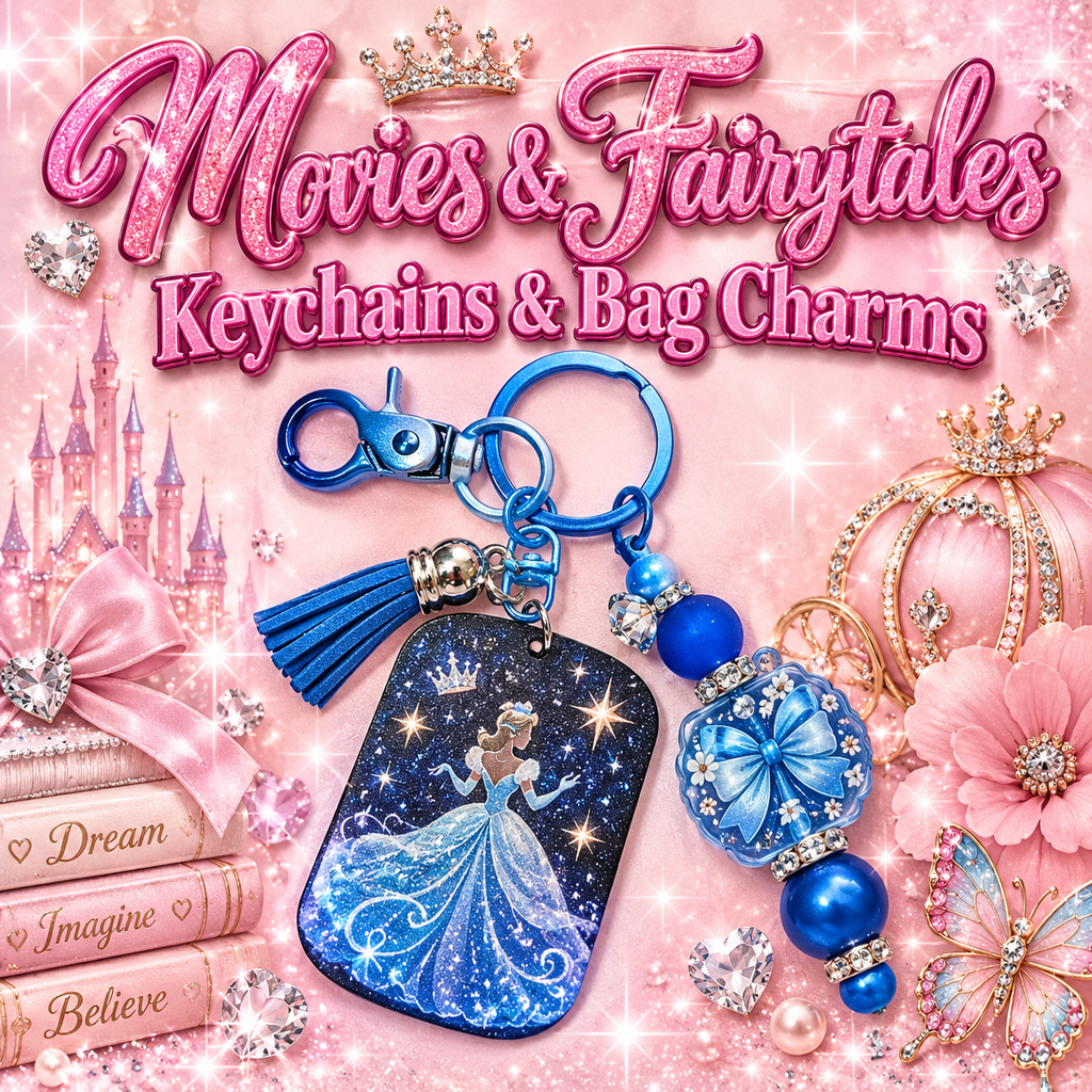 Movies & Fairytales Keychains & Bag Charms ✨