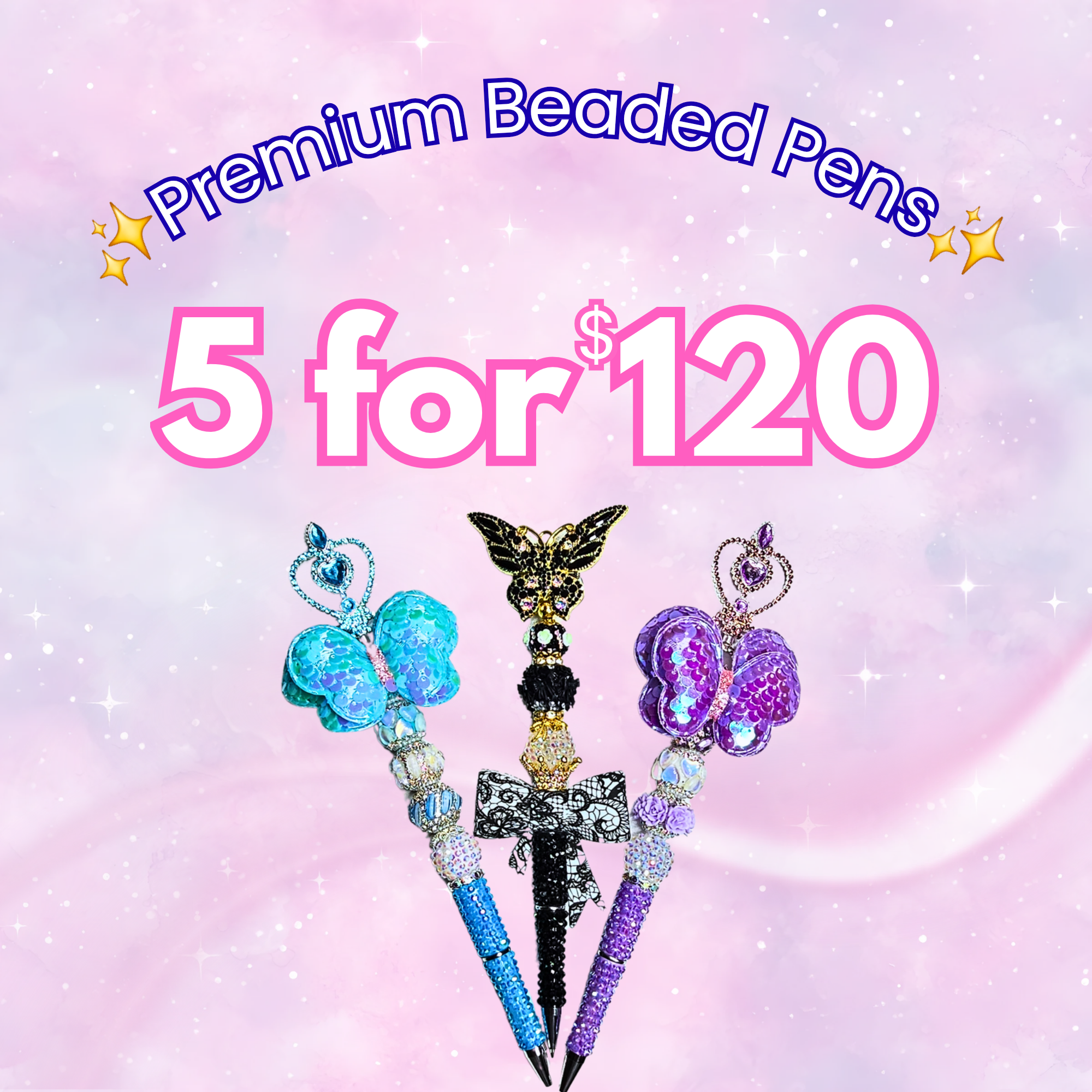 Premium Beaded Pens