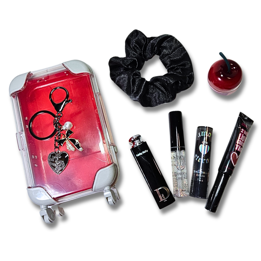 Midnight Noir Mini Suitcase 🖤✨️