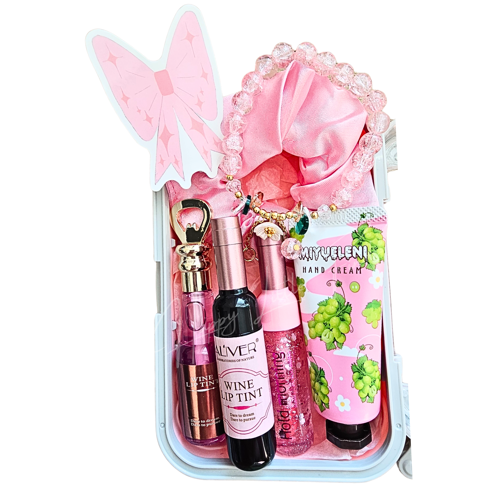 Girls’ Night Glow Mini Suitcase — Three Ways to Glow 🍷✨️