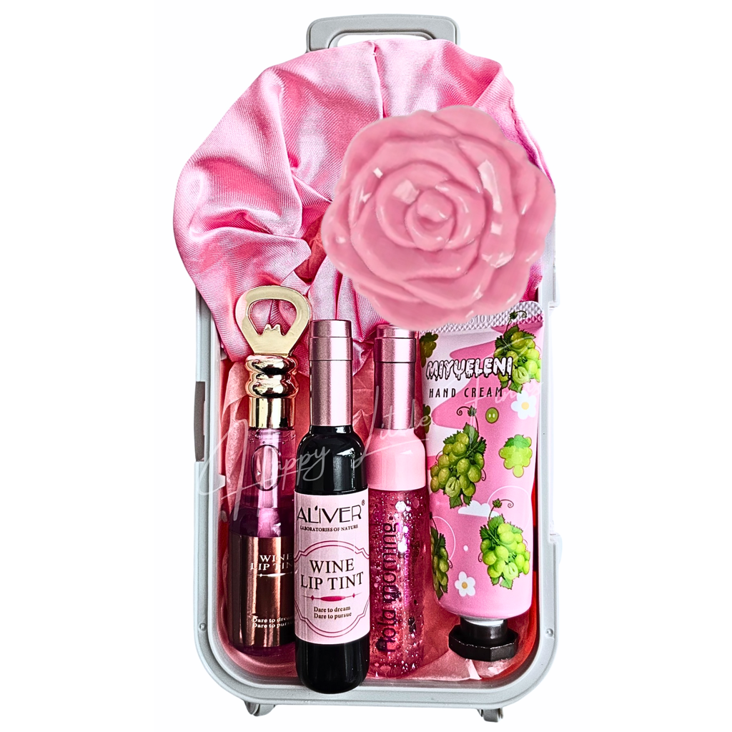Girls’ Night Glow Mini Suitcase — Three Ways to Glow 🍷✨️