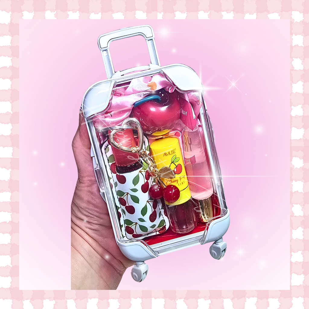 Cherry Glow Mini Suitcase 🍒