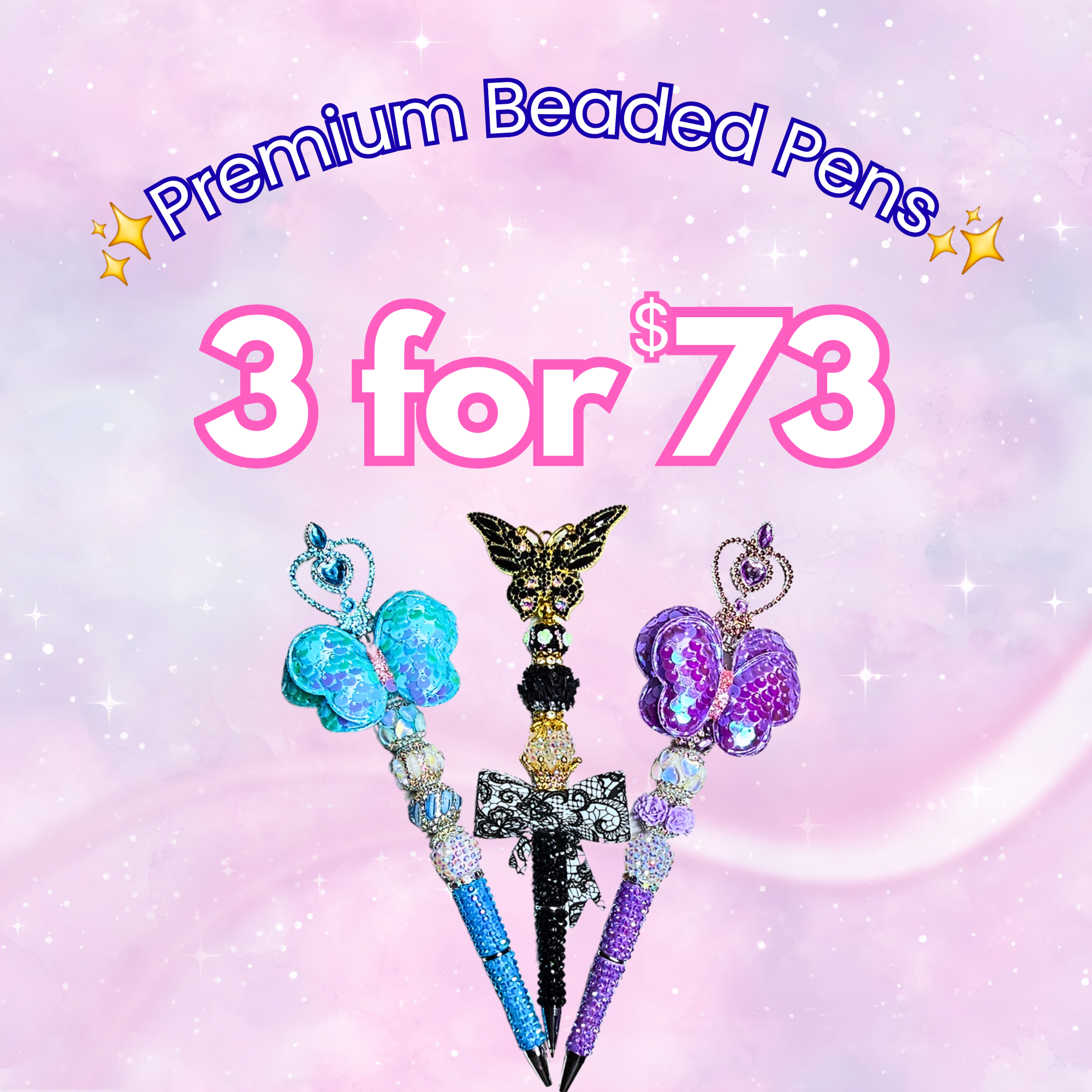 Premium Beaded Pens